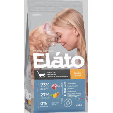 Elato Holistic корм 1,5 кг для стерилизованных и малоактивных кошек с курицей и уткой
