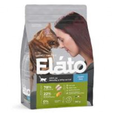 Elato Holistic корм для взрослых кошек 1,5 кг с рыбой для красивой и блестящей шерсти