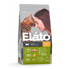 Elato Holistic корм для взрослых кошек 1,5 кг с ягненком и олениной