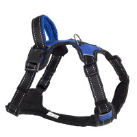 ЕСОРЕТ Шлейка нейлоновая SPORT с ручкой, размер S, обх.груди 42-50 см, синяя