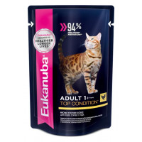 Eukanuba паучи для кошек с курицей в соусе 85 г , Екануба
