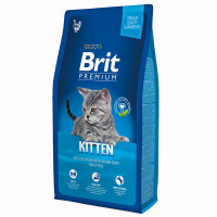 Brit Premium Cat Kitten 800г для котят с курицей в лососевом соусе