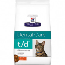 Hill's Prescription Diet t/d Dental Care 1,5кг для кошек с заболеваниями полости рта