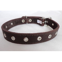 Ошейник кож.№30 кожа/замша универсальный