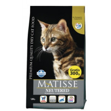 Farmina Matisse Neutered 1,5кг сбалансированный корм для взрослых стерилизованных кошек и котов