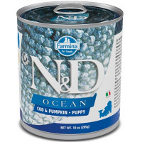 Farmina N&D Dog Ocean Puppy Консервы для щенков треска/тыква 285г