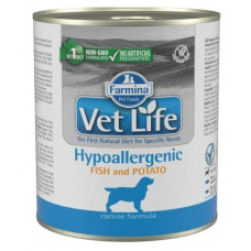 FARMINA Vet Life Dog Hypoallergenic паштет для собак с рыбой и картофелем 300 г