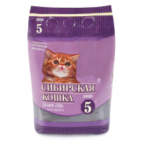 Сибирская Кошка Супер для котят 5л Комкующийся наполнитель 