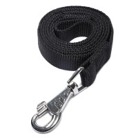 Гамма 11062001 Поводок нейлоновый для собак Эталон S, черный, 20*2000мм