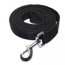 Гамма 11062003 Поводок нейлоновый для собакЭталон L, черный, 25*5000мм