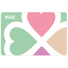 Гамма 30212005 Коврик под миску Сердечко, 430*280мм