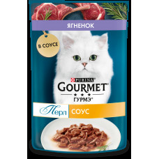 Gourmet Perle 85 г паучи с ягненком в подливе  , Гурме