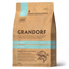 GRANDORF Dog White Fish Mini сухой корм для взрослых собак мелких пород с белой рыбой 1 кг