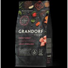 Grandorf Fresh д/кош Sterilised кастр/стерил Индейка/Батат 2кг