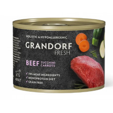 GRANDORF Fresh паштет с говядиной цукини и морковью 200 г