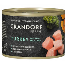 GRANDORF Fresh паштет с индейкой, тыквой и брокколи 200 г