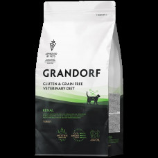 GRANDORF VETERINARY DIET TURKEY (Индейка) RENAL 400 г - полнорационный диетический сухой корм для кошек, разработанный для поддержки функции почек при хронической почечной недостаточности и для снижения образования оксалатных камней