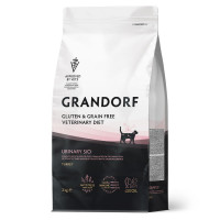 GRANDORF Veterinary Diet Urinary S/O для растворения струвитных камней и снижения риска их повторного образования с индейкой 2 кг