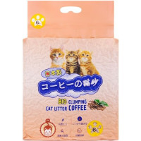 Hakase Arekkusu 6л Кофе комкующийся , Японский наполнитель