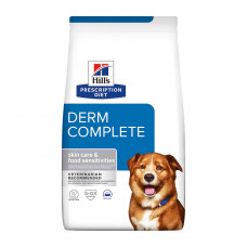 Hills Prescription Diet Derm Complete при пищевой аллергии у взрослых собак 1,5 кг