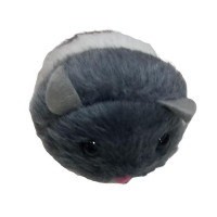 Игрушка для домашних животных Хомяк 8см. Цвет: серый