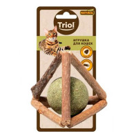 Игрушка для кошек из мататаби Треугольник с кошачьей мятой, 50мм