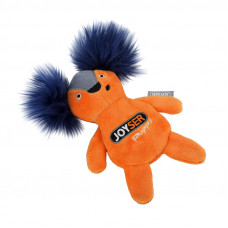 Игрушка для собак JOYSER Puppy Белка со сменной пищалкой S оранжевая, 15