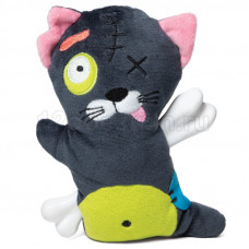 Игрушка для собак мягкая Кот-разбойник, 180мм, серия HORROR