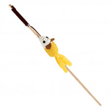 Игрушка-дразнилка для кошек из натуральных материалов Мышка полосатая