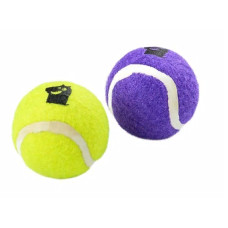 Игрушка MR.KRACH Теннисный мяч желтый/фиолетовый 5 см 2 шт.