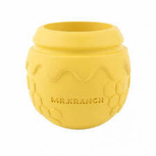 Игрушка Mr.Kranch для собак Медовый горшочек 9*8 см желтая с ароматом сливок