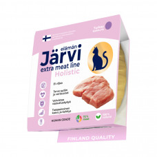 Järvi extra meat line для взрослых кошек мясные волокна Индейка в желе 50г