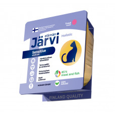 JARVI для взрослых кошек с чувствительным пищеварением мясной паштет с форелью 100 г