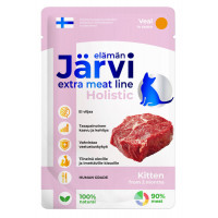 JARVI Телятина в соусе влажный полнорационный для котят 85 г
