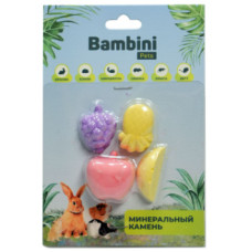 Камень минеральный BAMBINI PETS Фрукты для грызунов 4 шт