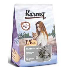 KARMY Adult Maine Coon 1.5 кг для взрослых кошек породы Мейн Кун