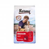KARMY Medium Adult 2 кг для собак средних пород старше 1 года с телятиной