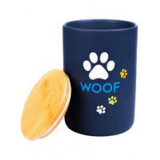 КерамикАрт бокс керамический для хранения корма для собак WOOF 3800 мл