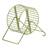 Колесо для грызунов ДАРЭЛЛ беговое металлическое 14 см с подставкой