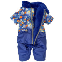Комбинезон на меху Морозко, мальчик (37) звезды/принт,OSSO