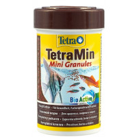 Корм TETRA TetraMin Mini Granules минигранулы для всех видов мелких деоративных рыб 100 мл