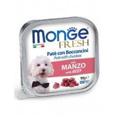 Monge Dog Fresh Консервы для собак говядина 100 г 
