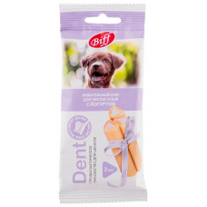 Лакомство для собак BIFF Dent Жевательный снек для мелких пород со вкусом йогурта 40 г