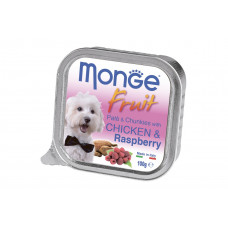 Monge Dog Fruit консервы для собак курица с малиной 100 г