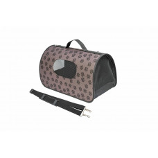 Кот Лукас Сумка-переноска ПРОМЕНАД №4 жёсткая с карманом 51*29*29см (нейлон)