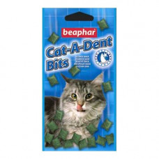 Лакомство BEAPHAR Cat-A-Dent Bits хрустящие подушечки для чистки зубов 35 г