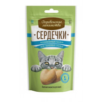 Лакомство ДЕРЕВЕНСКИЕ ЛАКОМСТВА Сердечки для здоровья сердца незаменимый таурин 30 г