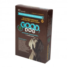 Лакомство GOOD DOG мультивитаминное для собак Крепкий иммунитет с ламинарией 90 таблеток