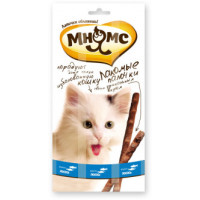 Лакомство МНЯМС палочки с лососем и форелью 3х5г