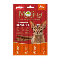 Лакомство MOLINA жевательные колбаски оленина и гусь, шт